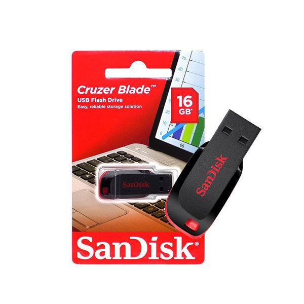 Sandisk  16GB Cruzer Blade USB Flash Drive -