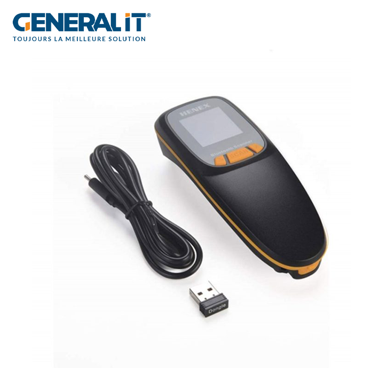 LECTEUR CODE A BARRE SANS FIL MOBILE HC-300R QR  HENEX