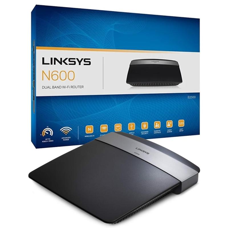 Router Linksys E2500 (N600) Advanced Simultaneous Dual-Band Wireless-N