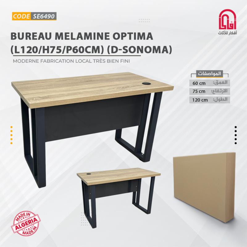 Bureau ML OPTIMA (L120/H75/P60cm) D-Sonoma P-Gris Mat