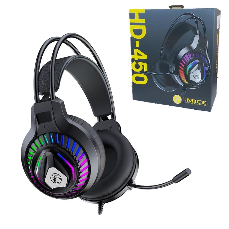 CASQUE iMICE HD 450 RGB 7.1 surround Gaming