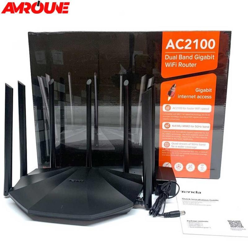 Routeur TENDA AC2100 AC23 -WiFi Gigabit double bande 7 ANTENE