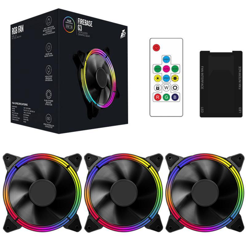 Ventilateur G3 COMBO First Player RGB (3 ventillo+HUB+commande)
