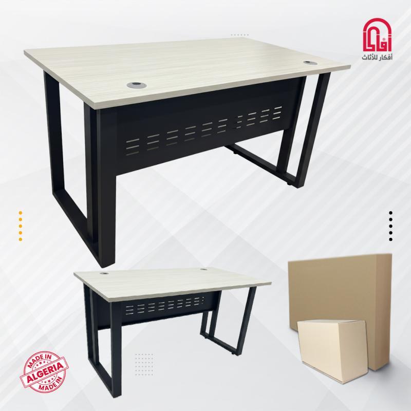 BUREAU 160*75 ERA ERABLE ST PIED METAL CARRE
