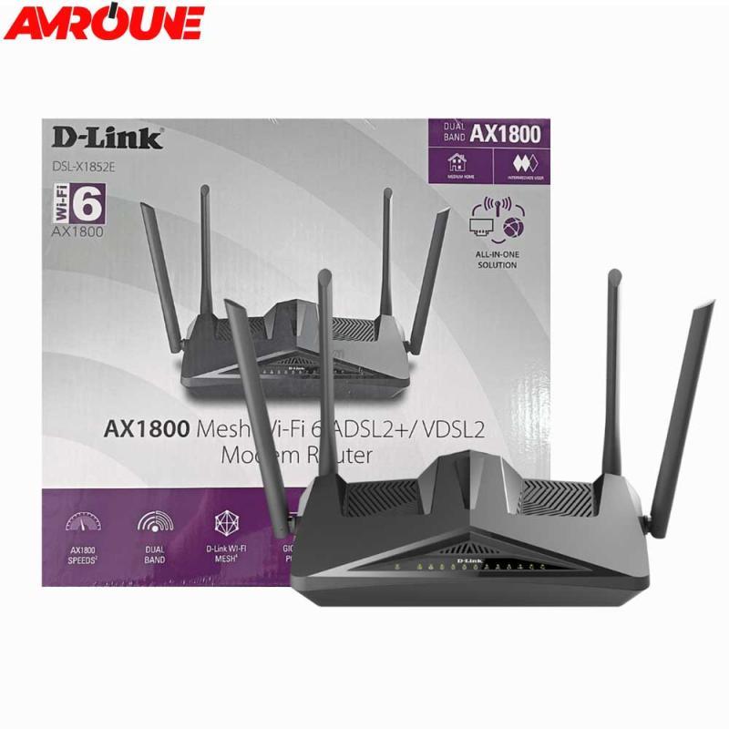 Modem Router D-Link Wi-Fi 6 AX1800 DSL-X1852E ADSL/VDSL
