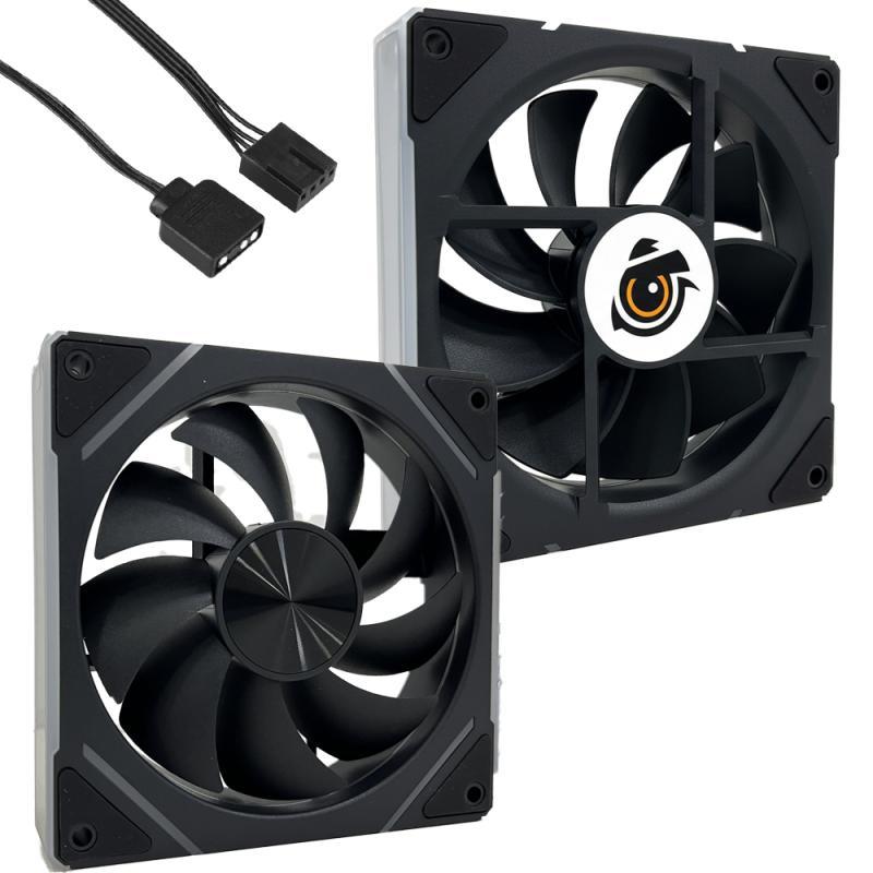 Ventilateur Boitier Gaming NOX M42-12cm Black