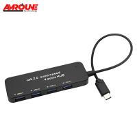 HUB TYPE-C 4 PORT AVC CABLE 30CM