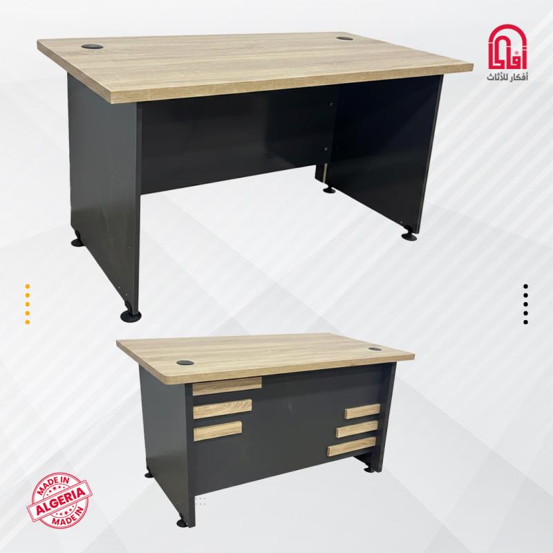 Bureau ML DOTI (L140/H75/P70cm) Sonoma-Gris fonçé