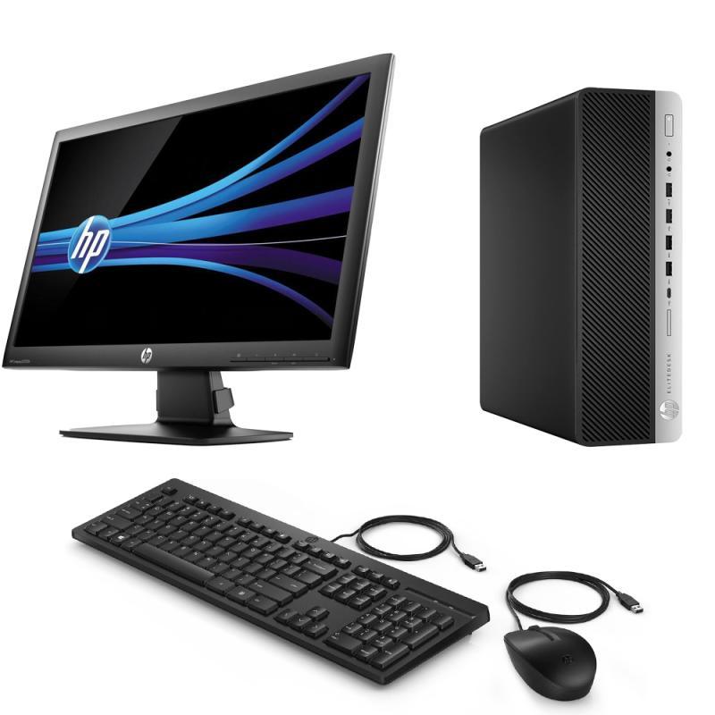 PC DE BUREAU HP ELITEDESK 800 G3 I7-7eme/DDR4 16G/SSD 512G/ECRAN 21.5 HP Clavier Souris