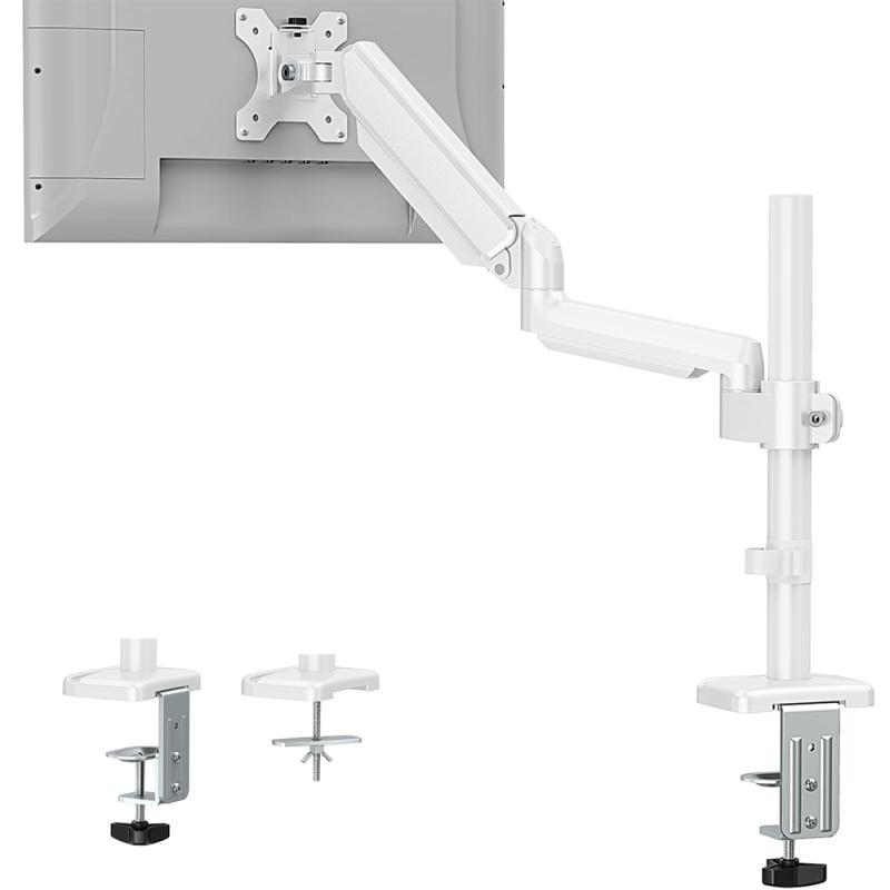 SUPPORT ECRAN DTS09C support 13"_32"/poids 2_10kg/inclination +90°_-90°/rotation +90°_-90° couleur BLANC