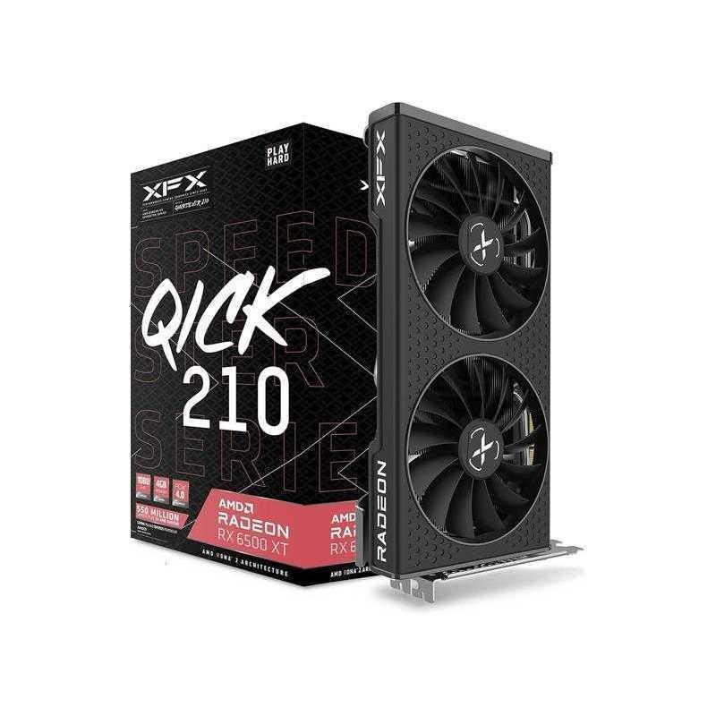 CARTE GRAPHIQUE XFX QICK210 AMD RADEON RX6500 XT 4G GDDR6