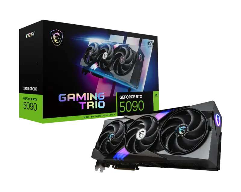 CARTE GRAPHIQUE MSI RTX5090 GAMING TRIO OC 32GB