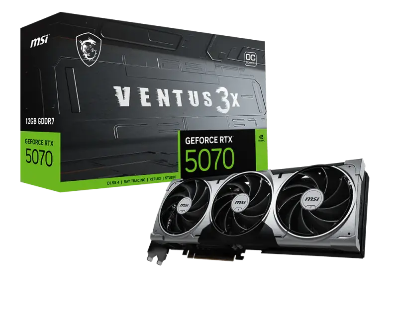 CARTE GRAPHIQUE MSI RTX5070 12G VENTUS 3X OC