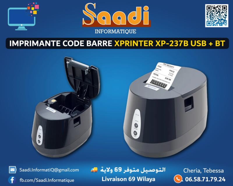 IMPRIMANTE CODE BARRE XPRINTER XP-237B USB + BLUETOOTH
