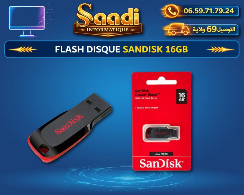 FLASH DISQUE SANDISK 16GB