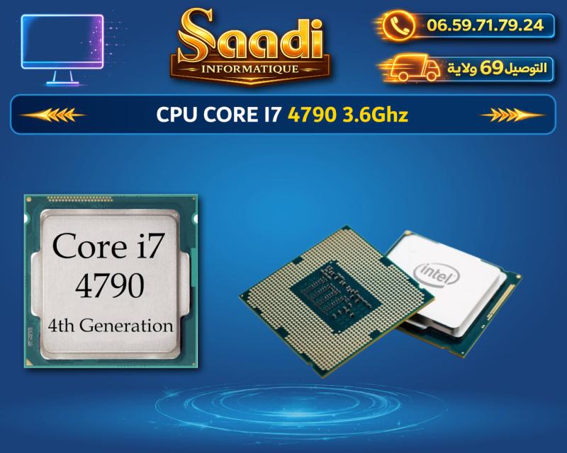PROCESSEUR INTEL CORE I7 4EME 4790