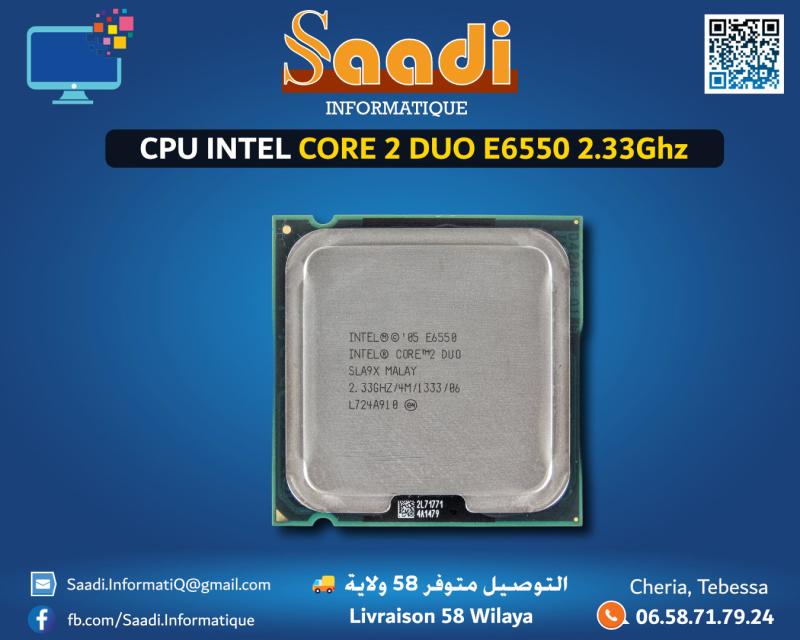 PROCESSEUR INTEL CORE 2 DUO E6550 2.33Ghz