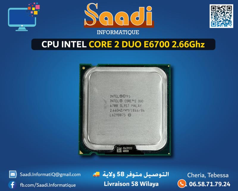 PROCESSEUR INTEL CORE 2 DUO E6700 2.66Ghz