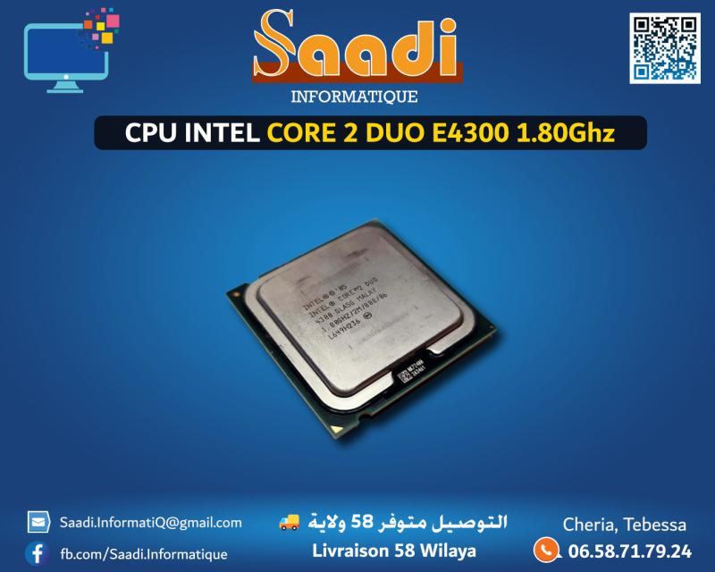 PROCESSEUR INTEL CORE 2 DUO E4300 1.80Ghz