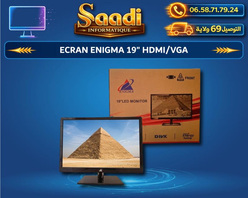 ECRAN ENIGMA 19" HDMI/VGA