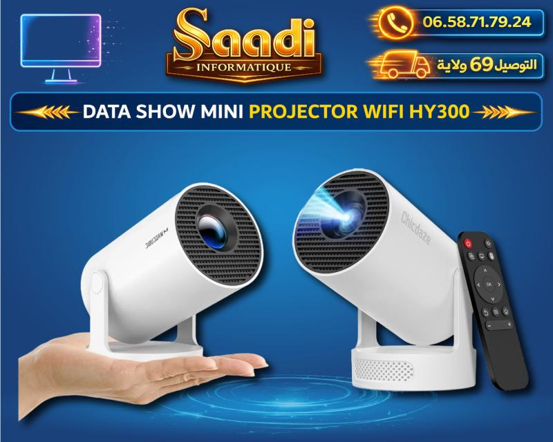 DATA SHOW MINI PROJECTOR WIFI HY300