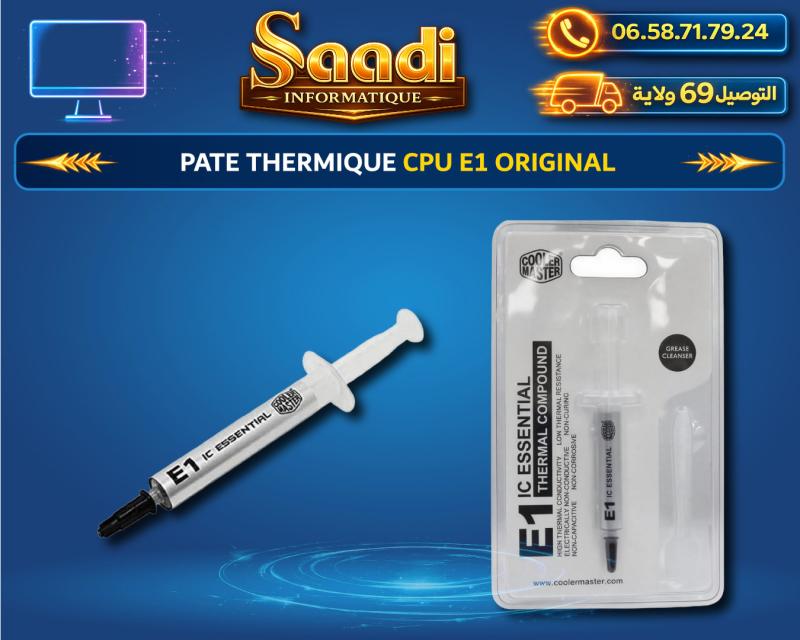 PATE THERMIQUE CPU COOLERMASTER E1 ORIGINAL