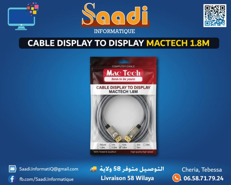 CABLE DISPLAY TO DISPLAY MACTECH 1.8M