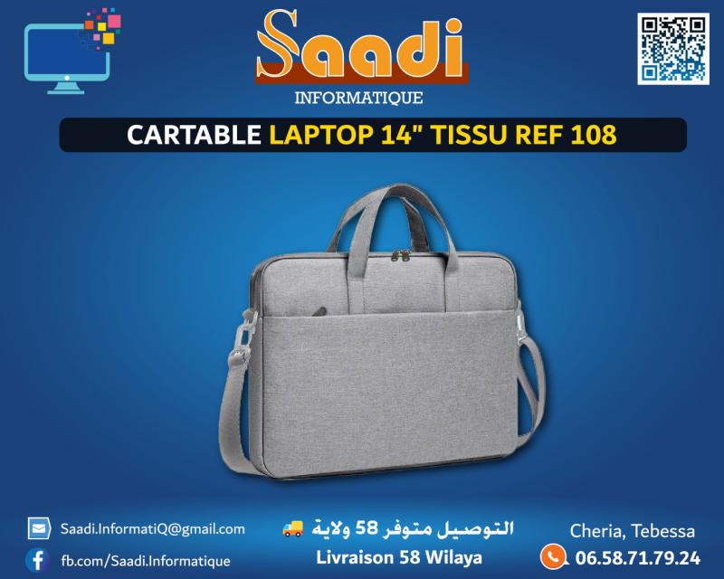 SACOCHE LAPTOP 14" TISSU REF 108