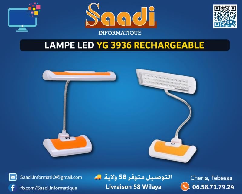 LAMPE LED YG 3936 RECHARGEABLE