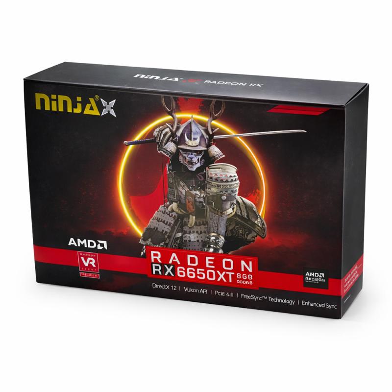 Carte Graphique NINJA Radeon RX6650XT (2048SP) 8G GDDR6 128BIT (HDMI/3xDP)