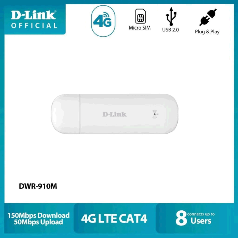 Modem Routeur USB Wi-Fi D-Link DWR-910M 4G LTE
