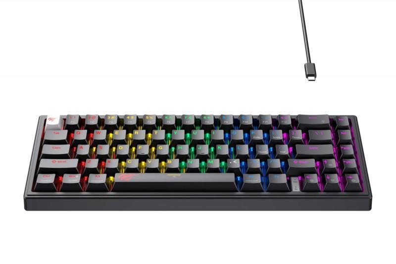CLAVIER HAVIT MECANIQUE KB-874 BLACK SW-RED-60%